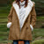 Dames shearling jas - warme en trendy winterjas - Bakkermode.nl