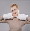 Synthetische bont fingerloze handschoenen - warm en trendy handwear voor dames
