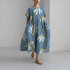 Boho bloemenjurk - ontspannen fit dames zomerjurk