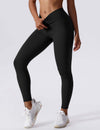 Dames hoge taille leggings - zachte stretch fitnessbroek