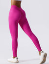 Dames hoge taille leggings - zachte stretch fitnessbroek